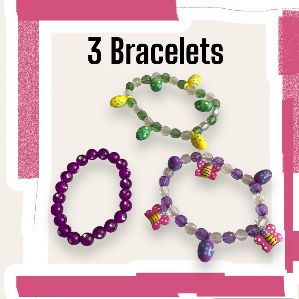 Stretch Easter Bracelets - Fun Colors